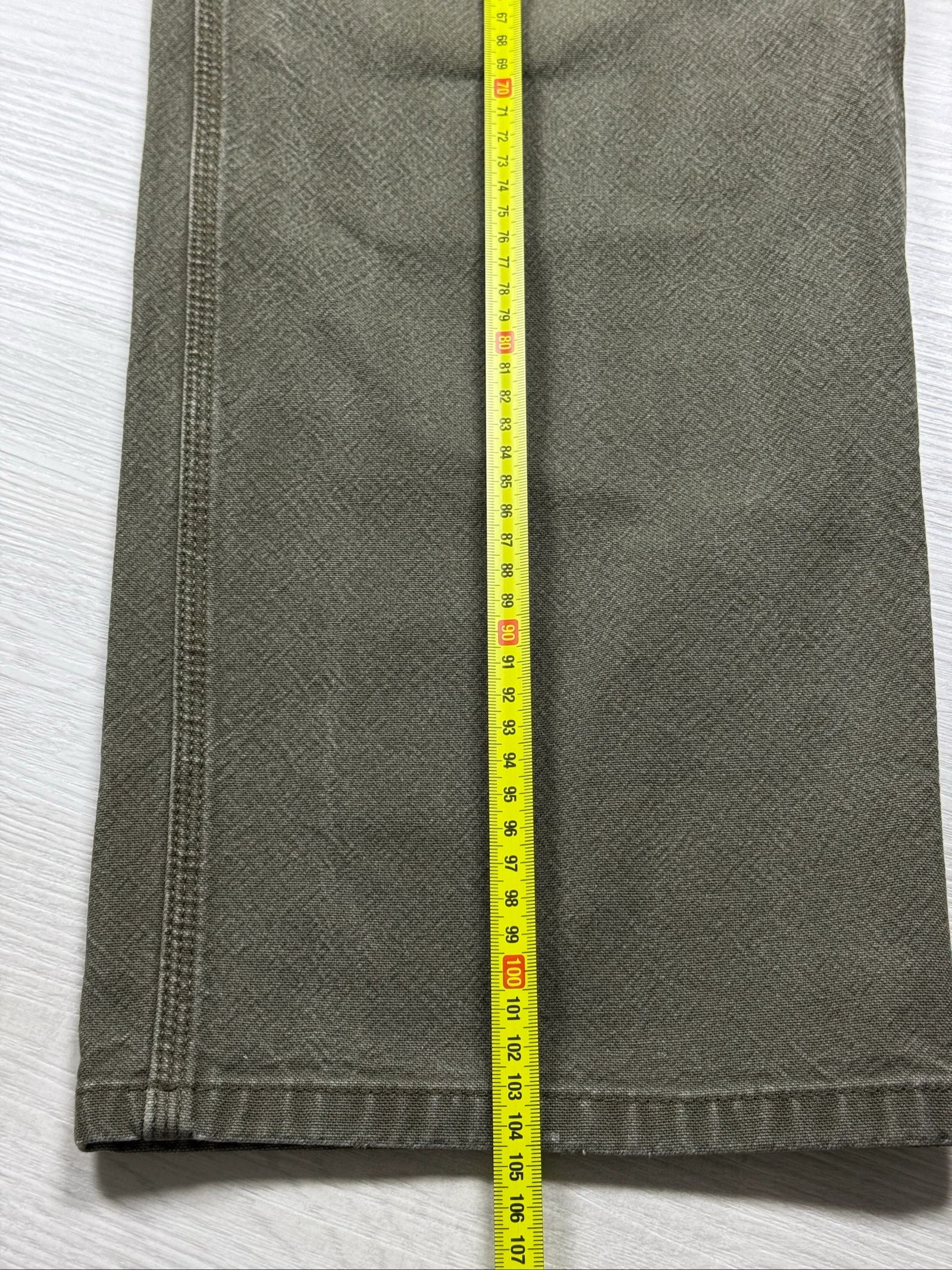 Carhartt Carpenter Pants Olive Green Vintage Workwear Wide Leg Utili – photo 13